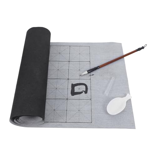 SEWACC 1 Satz Wasser Schreibmatte mit Pinsel und Wasserbehälter Wiederverwendbares Chinesisches Kalligrafie Set für Anfänger Perfektes Übungsmaterial für Schriftzüge SEWACC 1 Satz Wasser Schreibmatte mit Pinsel und Wasserbehälter Wiederverwendbares Chinesisches Kalligrafie Set für Anfänger Perfektes Übungsmaterial für Schriftzüge von SEWACC