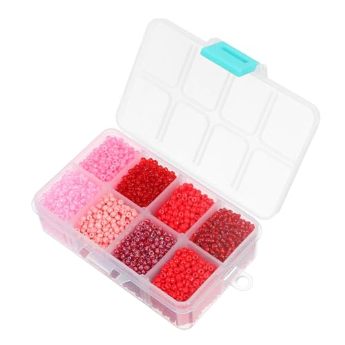 SEWACC 1 Schachtel Bunte Runde Mini-saatperlen Kunststoff Perlen für Schmuckherstellung Armband Halskette DIY Bastelbedarf Leichte Spacer Perlen SEWACC 1 Schachtel Bunte Runde Mini-saatperlen Kunststoff Perlen für Schmuckherstellung Armband Halskette DIY Bastelbedarf Leichte Spacer Perlen von SEWACC