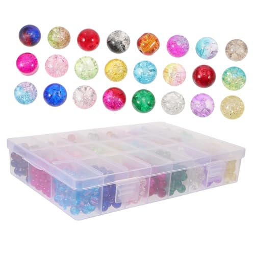 SEWACC 1 Schachtel Fächer Glasperlen Bunte Lose Perlen für DIY Schmuckherstellung Langlebige Glasperlen für Armbänder Halsketten Basteln Vielseitig und Kreativ SEWACC 1 Schachtel Fächer Glasperlen Bunte Lose Perlen für DIY Schmuckherstellung Langlebige Glasperlen für Armbänder Halsketten Basteln Vielseitig und Kreativ von SEWACC