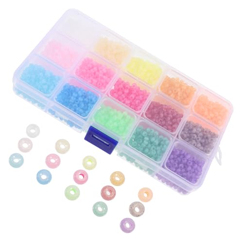 SEWACC 1 Schachtel Glasperlen Lose Fächer DIY Perlenbox für Schmuckherstellung Armbänder Halsketten Basteln Halloween Bastelperlen aus für Kreative Handarbeiten SEWACC 1 Schachtel Glasperlen Lose Fächer DIY Perlenbox für Schmuckherstellung Armbänder Halsketten Basteln Halloween Bastelperlen aus für Kreative Handarbeiten von SEWACC