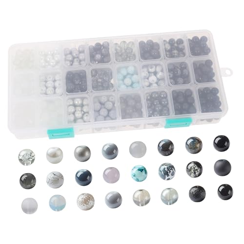 SEWACC 1 Schachtel Glasperlen Lose Perlen Schwarz Runde DIY Schmuckperlen für Armbänder Halsketten Langlebige Glasperlen für Handwerk Basteln Accessoires für Kreative Schmuckherstellung SEWACC 1 Schachtel Glasperlen Lose Perlen Schwarz Runde DIY Schmuckperlen für Armbänder Halsketten Langlebige Glasperlen für Handwerk Basteln Accessoires für Kreative Schmuckherstellung von SEWACC