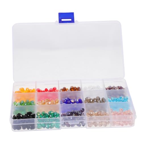 SEWACC 1 Schachtel Glasperlen Wassertröpfchen Form DIY Schmuck Bastelperlen mit Bunten Ab Farben Lose Spacer Perlen für Armbänder Ohrschmuck Herstellung SEWACC 1 Schachtel Glasperlen Wassertröpfchen Form DIY Schmuck Bastelperlen mit Bunten Ab Farben Lose Spacer Perlen für Armbänder Ohrschmuck Herstellung von SEWACC