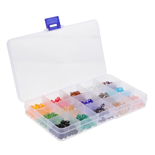 SEWACC 1 Schachtel Glasperlen Wassertröpfchen Lose Schmuckperlen im DIY Schmuckherstellung Langlebig Vielseitig für Armbänder und Halsketten SEWACC 1 Schachtel Glasperlen Wassertröpfchen Lose Schmuckperlen im DIY Schmuckherstellung Langlebig Vielseitig für Armbänder und Halsketten von SEWACC