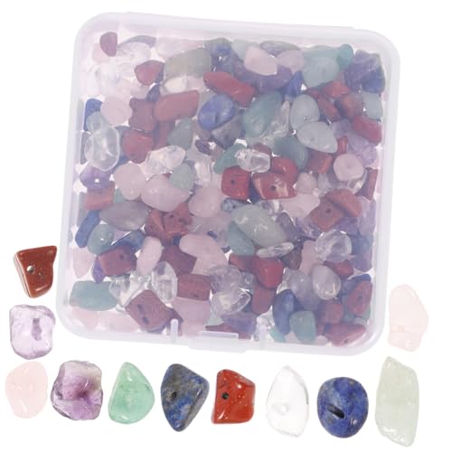 SEWACC 1 Schachtel Naturstein Perlen Unregelmäßige Tumbled Gravel Stein Spacer Beads DIY Schmuck Basteln Zubehör für Armbänder Halsketten Kreative Handarbeit SEWACC 1 Schachtel Naturstein Perlen Unregelmäßige Tumbled Gravel Stein Spacer Beads DIY Schmuck Basteln Zubehör für Armbänder Halsketten Kreative Handarbeit von SEWACC