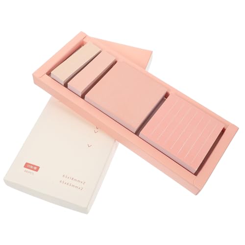 SEWACC 1 Schachtel Selbstklebende Farbige Haftnotizen Praktische Kompakte Memo Pads mit Starker Klebkraft Dekorative Wiederablösbare Notizblöcke für Schüler und Büro Tragbare Seite von SEWACC