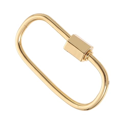 SEWACC 1 Stück Ovaler Spannschlossanhänger Karabiner Halskette Rostfrei Halskettenverschluss Carabiner Clip Schlüsselanhänger Schmuckanhänger Zur Herstellung Von Schmuck Kupfer Golden SEWACC 1 Stück Ovaler Spannschlossanhänger Karabiner Halskette Rostfrei Halskettenverschluss Carabiner Clip Schlüsselanhänger Schmuckanhänger Zur Herstellung Von Schmuck Kupfer Golden von SEWACC