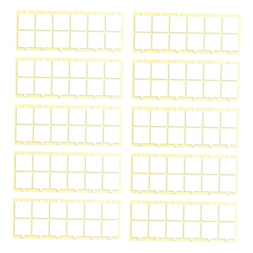 SEWACC 10 Blatt Doppelseitige Klebeband Pads Transparente Haftschicht für für und Recording Räume Geräuschreduzierung und Einfache Entfernung von SEWACC