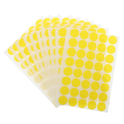 SEWACC 10 Blatt Selbstklebende Bunte Kreisetiketten Matte Runde Aufkleber mit Abgerundeten Ecken zur Farbcodierung und Beschriftung Vielseitig Einsetzbar für Büro Zuhause und Organisation SEWACC 10 Blatt Selbstklebende Bunte Kreisetiketten Matte Runde Aufkleber mit Abgerundeten Ecken zur Farbcodierung und Beschriftung Vielseitig Einsetzbar für Büro Zuhause und Organisation von SEWACC