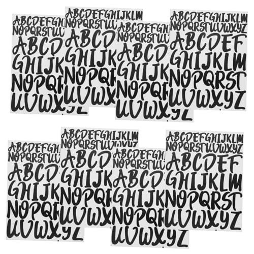 SEWACC 10 Blatt Teiliges Selbstklebende Vinyl Buchstabenaufkleber Langlebige Abc Sticker für Adresskennzeichnung DIY Scrapbooking und Vielseitige Beschriftung Glatten Oberflächen Wie SEWACC 10 Blatt Teiliges Selbstklebende Vinyl Buchstabenaufkleber Langlebige Abc Sticker für Adresskennzeichnung DIY Scrapbooking und Vielseitige Beschriftung Glatten Oberflächen Wie von SEWACC