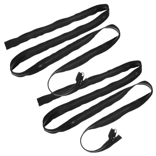SEWACC 10 Mm Verlängertes Reißverschluss-set – Doppelseitige Harzreißverschlüsse Nähzubehör Ideal Für Taschen Und Zelte von SEWACC