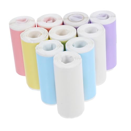 SEWACC 10 Rollen Selbstklebendes Thermopapier Mini Druckerpapier für Portable Thermodrucker Vielseitig Einsetzbar für Fotos Notizen Etiketten Diy Journale und Kreative Projekte SEWACC 10 Rollen Selbstklebendes Thermopapier Mini Druckerpapier für Portable Thermodrucker Vielseitig Einsetzbar für Fotos Notizen Etiketten Diy Journale und Kreative Projekte von SEWACC