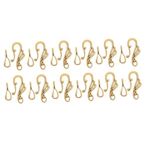 SEWACC 10 Sätze DIY Schmuck Toggle Verschlüsse aus Langlebiger Zinklegierung Vintage Charms für Ohrring und Armbandverbinder Kompakt Leicht für Bastler und Schmuckherstellung von SEWACC