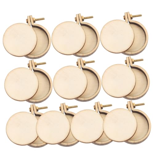 SEWACC 10 Sätze Mini Stickrahmen Holz Kleine Runde Stickrahmen für DIY Kreuzstich Tragbare Leichte Mini Stickerei Ringe für Basteln und Schmuckgestaltung SEWACC 10 Sätze Mini Stickrahmen Holz Kleine Runde Stickrahmen für DIY Kreuzstich Tragbare Leichte Mini Stickerei Ringe für Basteln und Schmuckgestaltung von SEWACC