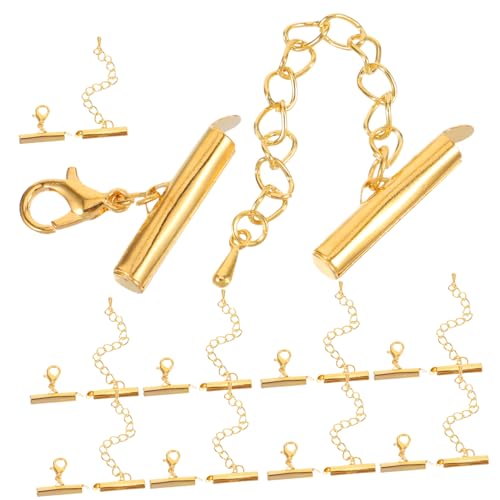 SEWACC 10 Sätze Schiebeverschluss für Schmuckherstellung Sliding Tube Clamps Langlebige und Rostfreie Materialien für Armbänder und Ohrringe Einfaches Design für Basteln SEWACC 10 Sätze Schiebeverschluss für Schmuckherstellung Sliding Tube Clamps Langlebige und Rostfreie Materialien für Armbänder und Ohrringe Einfaches Design für Basteln von SEWACC