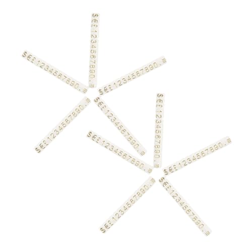 SEWACC 10 Saiten Teiliges Verstellbares Metall Preisschild für Schmuck mit Klarer Anzeige Transparentem Goldschrift Design für Ladentheke und Verkaufspräsentationen SEWACC 10 Saiten Teiliges Verstellbares Metall Preisschild für Schmuck mit Klarer Anzeige Transparentem Goldschrift Design für Ladentheke und Verkaufspräsentationen von SEWACC