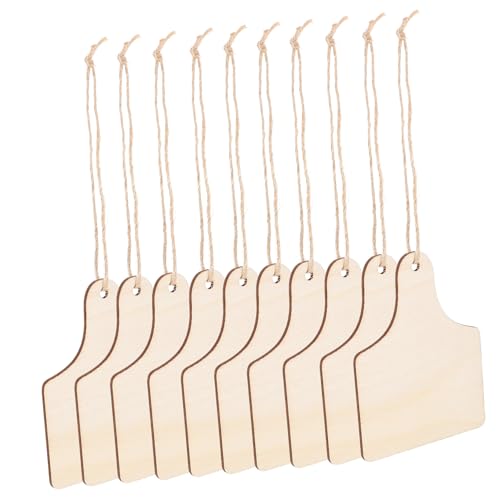 SEWACC 10 Stk. Holz Tags mit Löchern Unvollendete Hängemarken Holz für Diy Bastelprojekte für Weihnachtsbaumdekoration und Gestaltungen SEWACC 10 Stk. Holz Tags mit Löchern Unvollendete Hängemarken Holz für Diy Bastelprojekte für Weihnachtsbaumdekoration und Gestaltungen von SEWACC