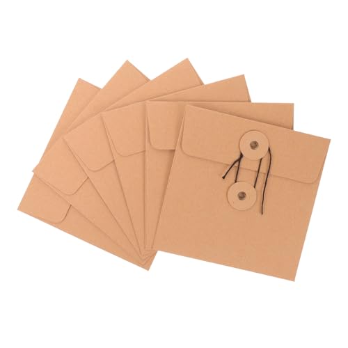 SEWACC 10 Stück CD Hüllen aus Robustem Kraftpapier Kratzfeste Dvd Verpackungstaschen Langlebige CD Aufbewahrung für Büro Zuhause und Schule Umweltfreundliche Papierhüllen Platzsparend von SEWACC