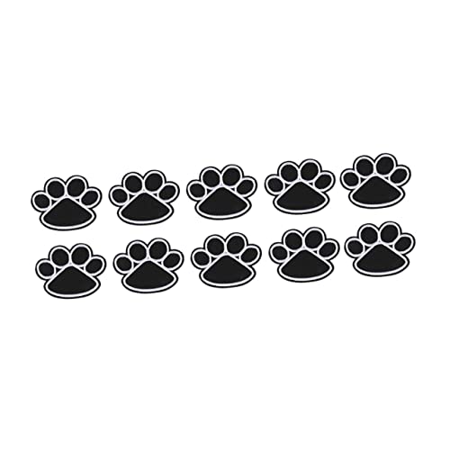SEWACC 10 Stück DIY Hunde Pfoten Aufnäher Selbstklebende Applikationen für Kleidung Taschen Hüte und Mehr zum Reparieren und Dekorieren von Textilien von SEWACC