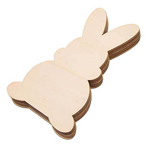 SEWACC 10 Stück Diy Holzhasen Ostern Holzscheiben zum Bemalen Basteln Osterdeko Blanko Holzanhänger für Kreative Frühlingsdekoration und Handarbeiten SEWACC 10 Stück Diy Holzhasen Ostern Holzscheiben zum Bemalen Basteln Osterdeko Blanko Holzanhänger für Kreative Frühlingsdekoration und Handarbeiten von SEWACC