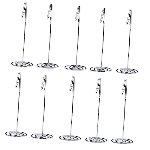 SEWACC 10 Stück Geschäftskartenhalter memo grip schreibtisch ordner Photo holder Memo holder Memo clip holder Hinweisclip Clips Krokodil Büroklammern Alligator Memo-Clip Fotohalter Silver SEWACC 10 Stück Geschäftskartenhalter memo grip schreibtisch ordner Photo holder Memo holder Memo clip holder Hinweisclip Clips Krokodil Büroklammern Alligator Memo-Clip Fotohalter Silver von SEWACC