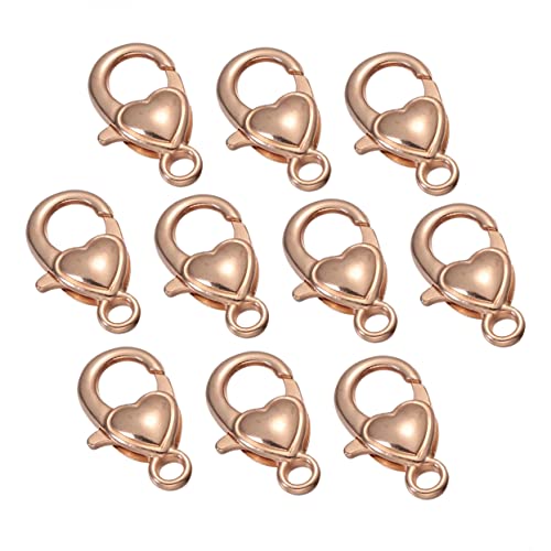 SEWACC 10 Stück Hummerschere Reize Charms für die Schlüsselanhängerherstellung armbandverschluss schmuckherstellung Karabinerverschlüsse Drehhaken Zubehör zur Schlüsselanhängerherstellung von SEWACC