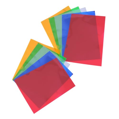 SEWACC 10 Stück Klarsichthüllen Förmige Dokumententaschen für Schule Büro Transparente Datei Pouch Schwerlastige Papier Schutzhüllen Vielseitig Einsetzbar von SEWACC