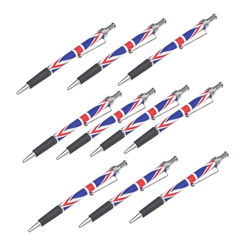 SEWACC 10 Stück Kugelschreiber mit Flagge Bequemer Schreibstift Büro Stift Tintenstift glatter Kugelschreiber Home-Office-Stift Schulmaterial Stift Schreibstift für die Schule SEWACC 10 Stück Kugelschreiber mit Flagge Bequemer Schreibstift Büro Stift Tintenstift glatter Kugelschreiber Home-Office-Stift Schulmaterial Stift Schreibstift für die Schule von SEWACC