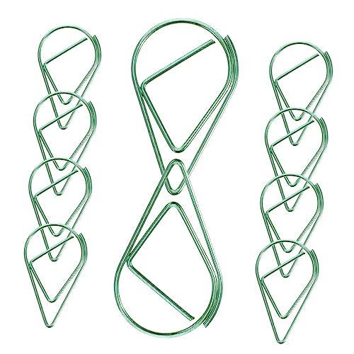 SEWACC 10 Stück Metall Büroklammern Kreative Kleine Clips für Notizen Fotos und Dokumente Bürobedarf für Schule und Büro Grün SEWACC 10 Stück Metall Büroklammern Kreative Kleine Clips für Notizen Fotos und Dokumente Bürobedarf für Schule und Büro Grün von SEWACC