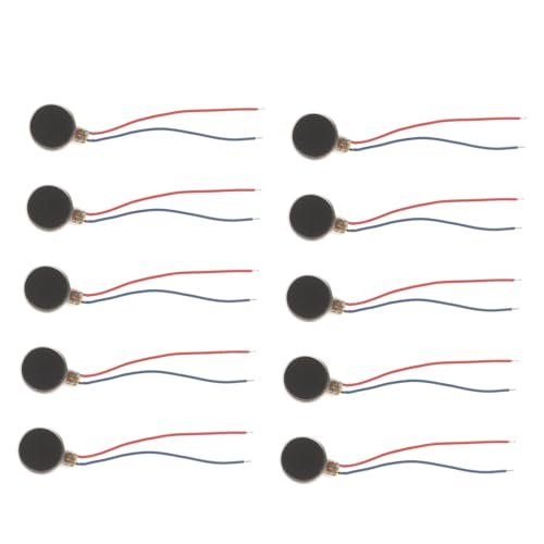 SEWACC 10 Stück Mini Vibrationsmotoren Flache Mikro Dc Motoren für Handys und Beauty Massager Stabil und Leistungsstark für Elektronikprodukte SEWACC 10 Stück Mini Vibrationsmotoren Flache Mikro Dc Motoren für Handys und Beauty Massager Stabil und Leistungsstark für Elektronikprodukte von SEWACC
