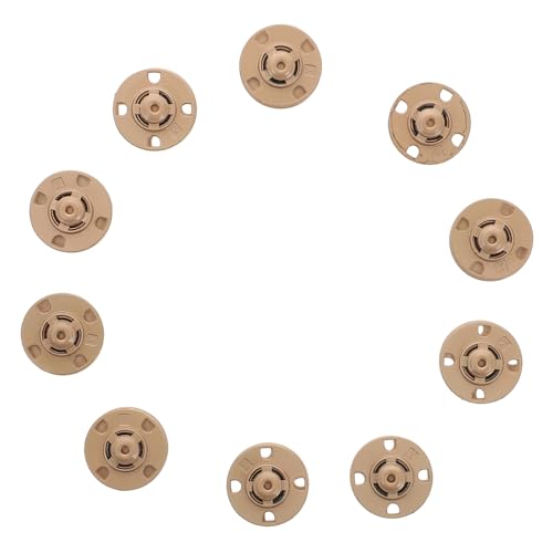 SEWACC 10 Stück Nähknopf Metall Druckknöpfe für Handtaschen und Kleidung Installieren für DIY Projekte Verschlussknopf für Mäntel und Taschen SEWACC 10 Stück Nähknopf Metall Druckknöpfe für Handtaschen und Kleidung Installieren für DIY Projekte Verschlussknopf für Mäntel und Taschen von SEWACC