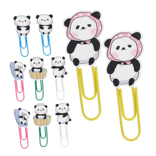 SEWACC 10 Stück Niedliche Panda Büroklammern Dekorative Cartoon Paper Clips Kleine Praktische Lesezeichen für Dokumentenorganisation Verspieltes Design für Büro und Schule SEWACC 10 Stück Niedliche Panda Büroklammern Dekorative Cartoon Paper Clips Kleine Praktische Lesezeichen für Dokumentenorganisation Verspieltes Design für Büro und Schule von SEWACC
