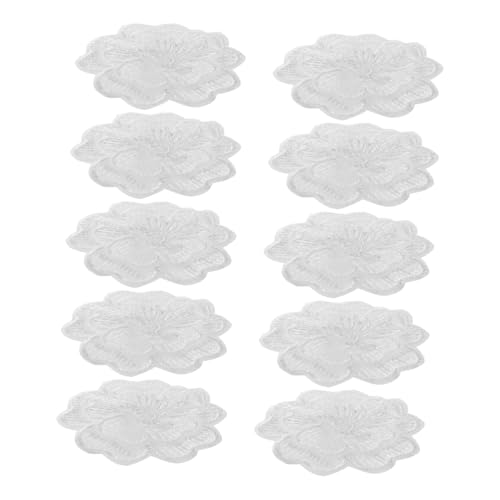 SEWACC 10 Stück Organza Stoff Patches zur Reparatur von Röcken Diy Bastelverzierungen für Partykleider und Modeaccessoires von SEWACC