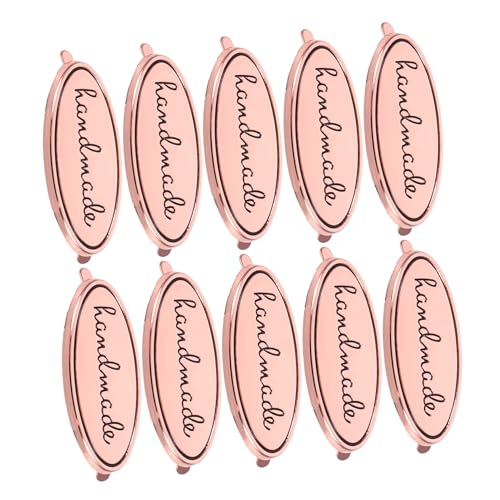SEWACC 10 Stück Ovale Handmade Metall Tags Zinklegierung mit Unterlegscheiben Etiketten für Diy Bastelarbeiten Taschen Kleidung Jeans und Schuhe zur Dekoration und Verschönerung SEWACC 10 Stück Ovale Handmade Metall Tags Zinklegierung mit Unterlegscheiben Etiketten für Diy Bastelarbeiten Taschen Kleidung Jeans und Schuhe zur Dekoration und Verschönerung von SEWACC