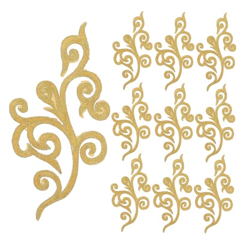 SEWACC 10 Stück Rückenkleber Stickerei Bestickte Applikation Blumen Stickerei Flicken Goldbesatz Band Goldbesatz Zum Nähen Runder Gold Patch Weiße Applikation Zum Aufbügeln SEWACC 10 Stück Rückenkleber Stickerei Bestickte Applikation Blumen Stickerei Flicken Goldbesatz Band Goldbesatz Zum Nähen Runder Gold Patch Weiße Applikation Zum Aufbügeln von SEWACC