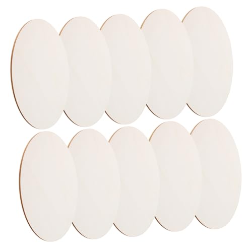 SEWACC 10 Stück Runde Holzscheiben Unbehandelt Durchmesser für Diy Bastelprojekte und Home Decor Natürliche Holzplättchen für Kreative Dekorationen und Tischdekorationen SEWACC 10 Stück Runde Holzscheiben Unbehandelt Durchmesser für Diy Bastelprojekte und Home Decor Natürliche Holzplättchen für Kreative Dekorationen und Tischdekorationen von SEWACC