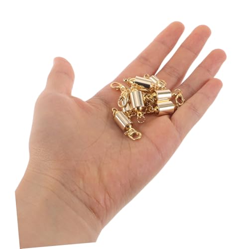 SEWACC 10 Stück Schmuckverschlüsse Bastelschmuck Magnete Magnetverschlüsse Verschlüsse Magnetschmuckverschlüsse Magnetverschluss DIY Verschluss Magnetverschlüsse Für Halsketten von SEWACC