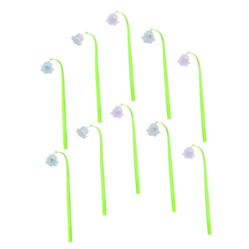 SEWACC 10 Stück Schreibstifte Für Schüler Notizstifte Kugelschreiber Glitzerstifte Für Süßer Stift Gelstifte Für Geltinte Grüner Stift Cooler Stift Tintenkugelschreiber Lustige von SEWACC