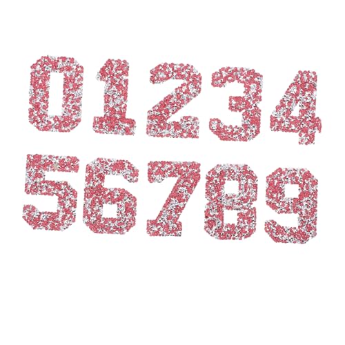 SEWACC 10 Stück Selbstklebende Glitzer Aufnäher für Kleidung Taschen und Accessoires Diy Patches zum Aufbügeln für Kreative Projekte SEWACC 10 Stück Selbstklebende Glitzer Aufnäher für Kleidung Taschen und Accessoires Diy Patches zum Aufbügeln für Kreative Projekte von SEWACC