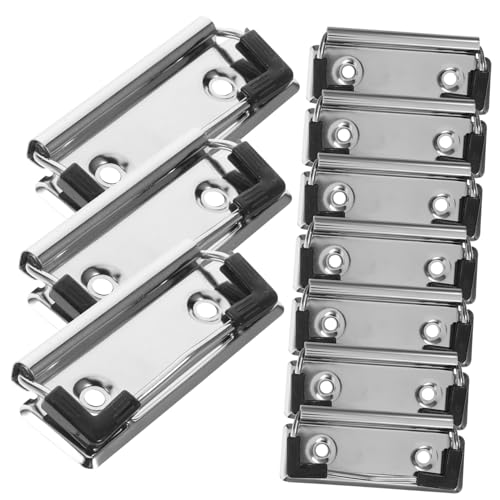 SEWACC 10 Stück Starke Metall Klemmbrett Clips Montierbar Langlebig für Dokumenten und Schreibtafeln Büro Schule Zuhause Vielseitige Datei und Schreibbrettklemmen SEWACC 10 Stück Starke Metall Klemmbrett Clips Montierbar Langlebig für Dokumenten und Schreibtafeln Büro Schule Zuhause Vielseitige Datei und Schreibbrettklemmen von SEWACC