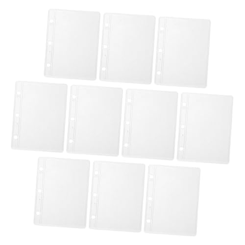 SEWACC 10 Stück Teiliges Austauschbare Budget Hüllen für Ringordner Transparente PVC Einlagen Praktische Lose Fächer Wiederverwendbar Robust und Vielseitig für Finanzplanung SEWACC 10 Stück Teiliges Austauschbare Budget Hüllen für Ringordner Transparente PVC Einlagen Praktische Lose Fächer Wiederverwendbar Robust und Vielseitig für Finanzplanung von SEWACC