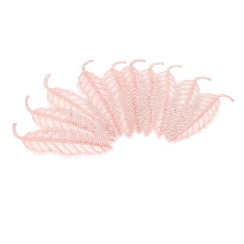 SEWACC 10 Stück Teiliges Bestickte Spitzen blattapplikationen Zarte DIY Stoffflicken für Kleidung und Haarschmuck Elegante Helle Spitze in Zartem Rosa Langlebig und Vielseitig für SEWACC 10 Stück Teiliges Bestickte Spitzen blattapplikationen Zarte DIY Stoffflicken für Kleidung und Haarschmuck Elegante Helle Spitze in Zartem Rosa Langlebig und Vielseitig für von SEWACC