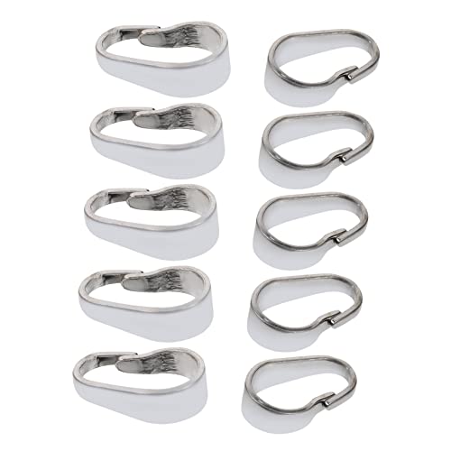 SEWACC 10 Stück Teiliges DIY Anhänger Verschlüsse Ketten Clip Haken für Schmuckherstellung für und Armbänder Rostfreies Silber Langlebig Leicht und Praktisch von SEWACC