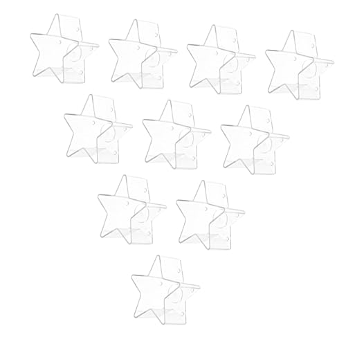 SEWACC 10 Stück Teiliges DIY Kerzengießform aus Flammenhemmendem Kunststoff Geometrische Kerzenschale in Sternform Langlebiger Kunststoffbehälter für Selbstgemachte Kerzen für Partydeko SEWACC 10 Stück Teiliges DIY Kerzengießform aus Flammenhemmendem Kunststoff Geometrische Kerzenschale in Sternform Langlebiger Kunststoffbehälter für Selbstgemachte Kerzen für Partydeko von SEWACC