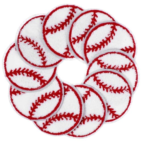 SEWACC 10 Stück Teiliges Dekorative Baseball Patches für Kleidung Abnehmbare und Strapazierfähige Applikationen für Hemden und Hüte für DIY Dekoration SEWACC 10 Stück Teiliges Dekorative Baseball Patches für Kleidung Abnehmbare und Strapazierfähige Applikationen für Hemden und Hüte für DIY Dekoration von SEWACC
