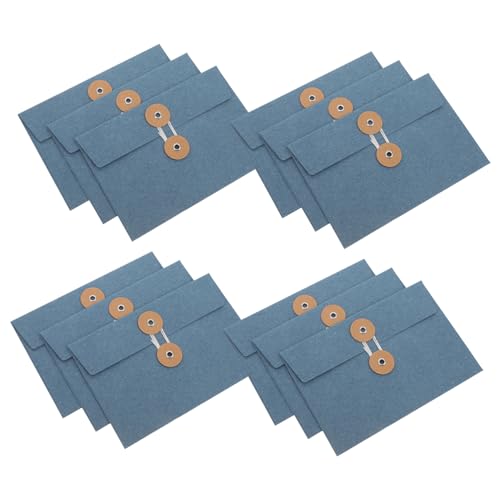 SEWACC 10 Stück Teiliges Dicke Vintage Papier Umschläge mit Schnurverschluss Multifunktionale Aufbewahrungstaschen für Postkarten Dokumente für Büro Schule und Persönliche Nutzung SEWACC 10 Stück Teiliges Dicke Vintage Papier Umschläge mit Schnurverschluss Multifunktionale Aufbewahrungstaschen für Postkarten Dokumente für Büro Schule und Persönliche Nutzung von SEWACC