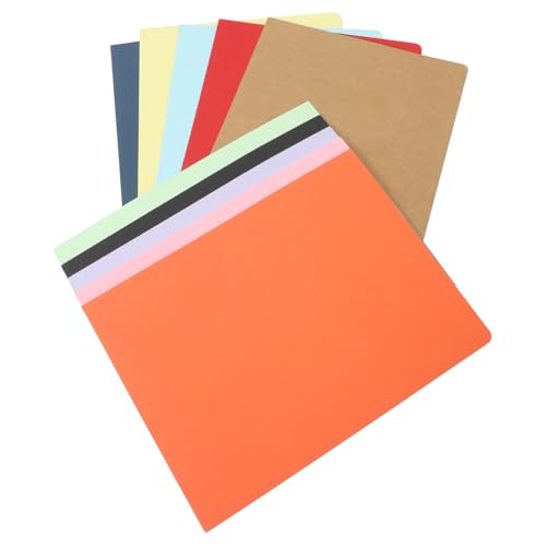 SEWACC 10 Stück Teiliges Dokumentenordner aus Dickem Papier mit Doppel taschen Vielseitige Papiermappen für Vertrags Archivaufbewahrung Praktische Organizer für Büro Schule und Zuhause von SEWACC