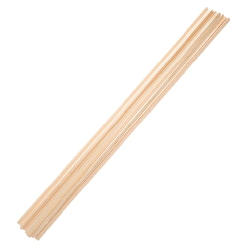 SEWACC 10 Stück Teiliges Dreieckiger Holzleisten Kantenlänge Naturfarbene Fenstermodellleiste aus Sicherem Holz Glatte Oberfläche Gerade Holzleisten für Fensterrahmen und DIY dekoration von SEWACC