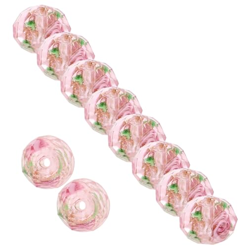 SEWACC 10 Stück Teiliges Facettierte Glasperlen Leichte Dekorative Schmuckperlen zum Auffädeln Vielseitige Runde Bastelperlen für DIY Armband Halskette Ohrring Schmuckherstellung SEWACC 10 Stück Teiliges Facettierte Glasperlen Leichte Dekorative Schmuckperlen zum Auffädeln Vielseitige Runde Bastelperlen für DIY Armband Halskette Ohrring Schmuckherstellung von SEWACC