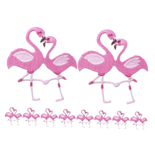SEWACC 10 Stück Teiliges Flamingo Bestickte Aufnäher zum Aufnähen und Aufbügeln Bunte Applikationen für Kleidung Jacken Taschen Hüte Vielseitige Stoffdeko für Heimtextilien und DIY SEWACC 10 Stück Teiliges Flamingo Bestickte Aufnäher zum Aufnähen und Aufbügeln Bunte Applikationen für Kleidung Jacken Taschen Hüte Vielseitige Stoffdeko für Heimtextilien und DIY von SEWACC
