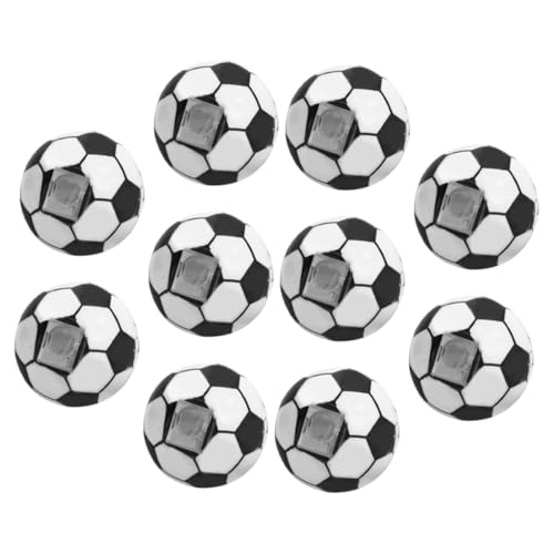 SEWACC 10 Stück Teiliges Fußball Bleistiftspitzer Handspitzer Einloch Design für Verschiedene Stifte Kreativer Fußballform Langlebig für Schule und Kinderstationery SEWACC 10 Stück Teiliges Fußball Bleistiftspitzer Handspitzer Einloch Design für Verschiedene Stifte Kreativer Fußballform Langlebig für Schule und Kinderstationery von SEWACC